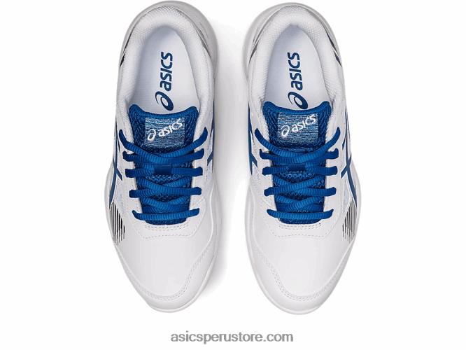 RPVB4429 Unidad blanca/lago Asics gel-juego 8 escuela primaria