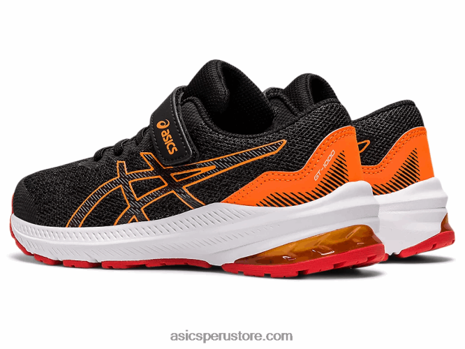RPVB4458 gris grafito/rojo fuego Asics gt-1000 11 preescolar