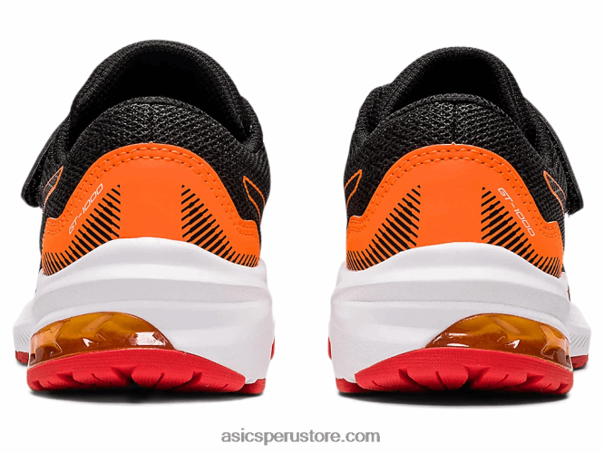 RPVB4458 gris grafito/rojo fuego Asics gt-1000 11 preescolar