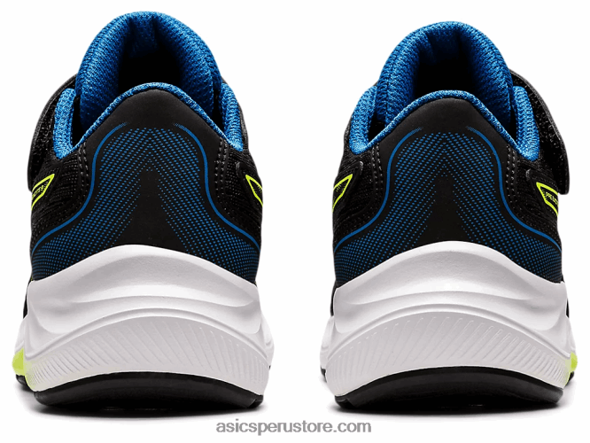 RPVB4460 negro/verde peligro Asics preexcite 9 preescolar