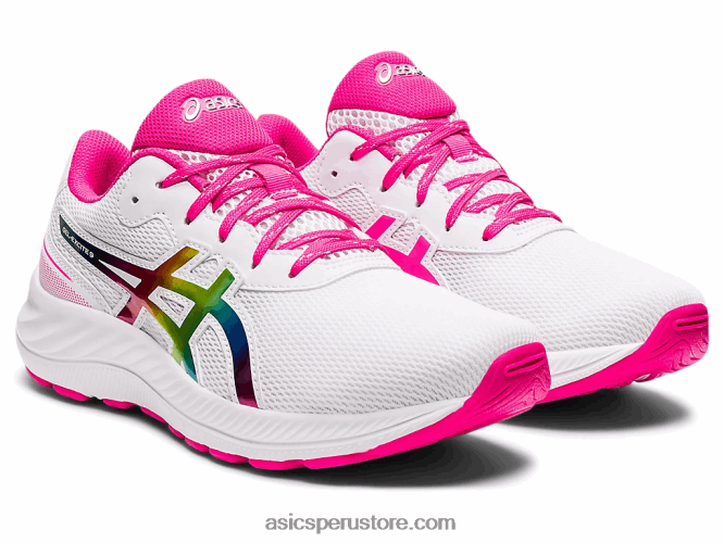 RPVB4462 brillo blanco/rosa Asics gel-excite 9 grado escuela