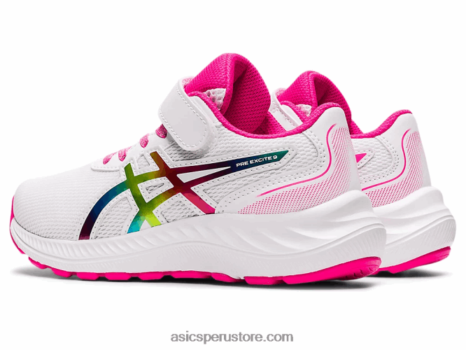 RPVB4465 brillo blanco/rosa Asics preexcite 9 preescolar