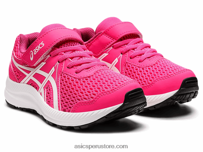 RPVB4467 rosa brillante/blanco Asics contend 7 preescolar