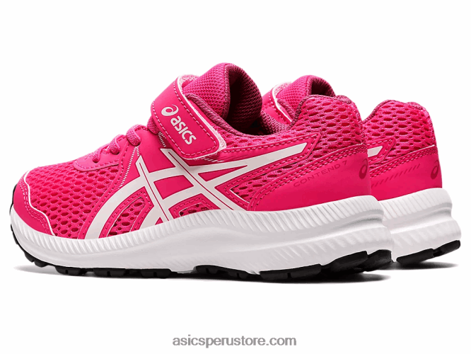RPVB4467 rosa brillante/blanco Asics contend 7 preescolar