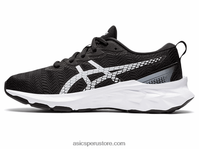 RPVB4473 blanco negro Asics escuela primaria novablast 2
