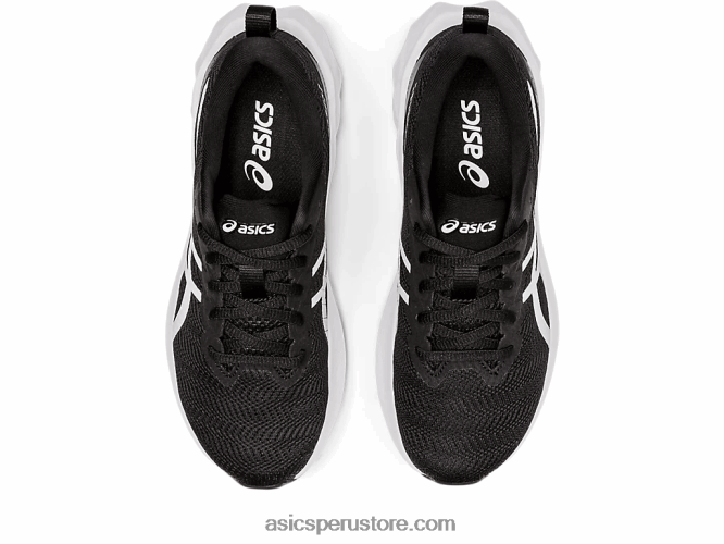 RPVB4473 blanco negro Asics escuela primaria novablast 2