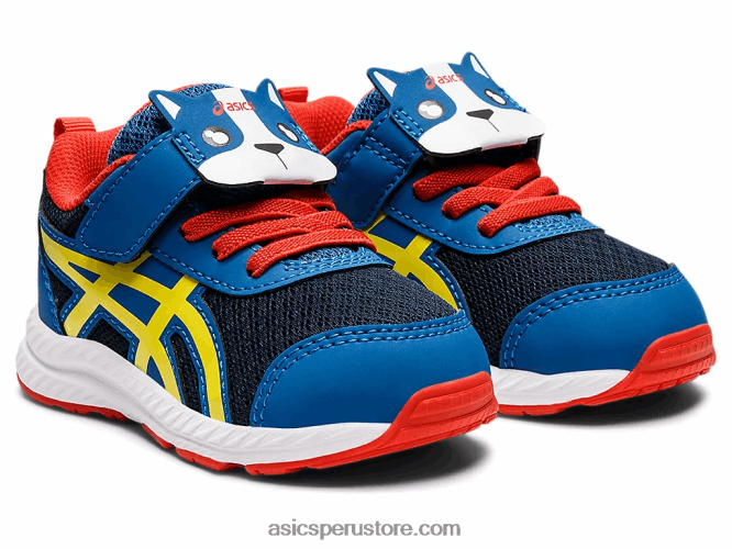 RPVB4475 lago drive/amarillo vibrante Asics competir 7 tamaño del niño