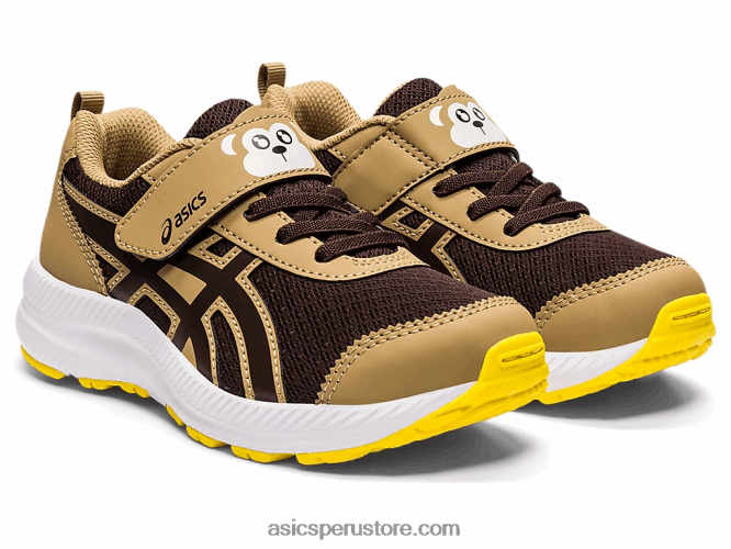 RPVB4482 café/café Asics contend 7 preescolar