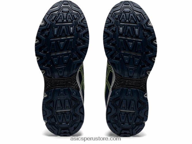 RPVB4505 azul francés/verde peligro Asics gel-ventura 8 escuela primaria