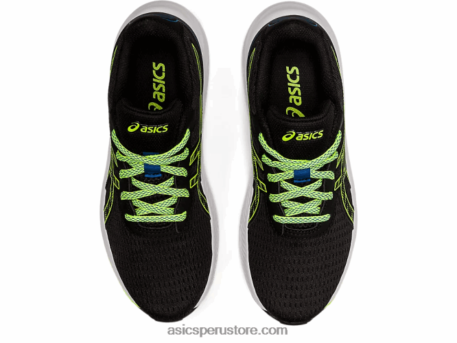 RPVB4507 negro/verde peligro Asics gel-excite 9 grado escuela