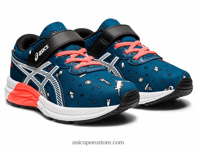 RPVB4516 mako azul/blanco Asics preexcite 7 preescolar