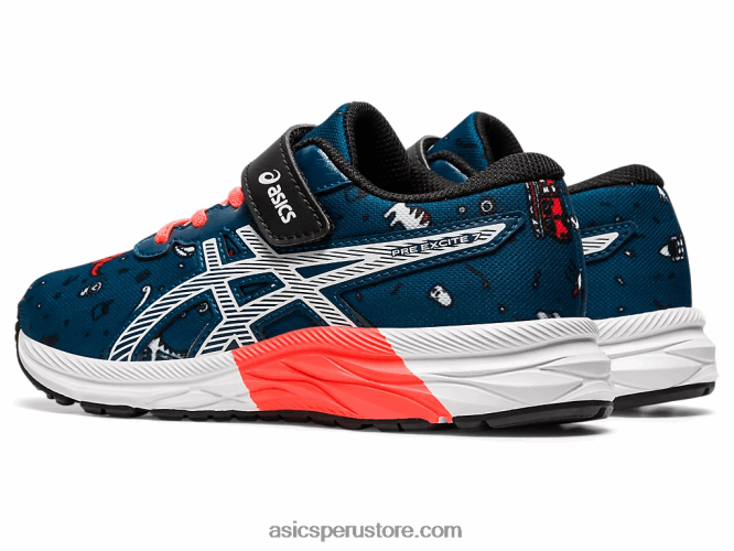 RPVB4516 mako azul/blanco Asics preexcite 7 preescolar