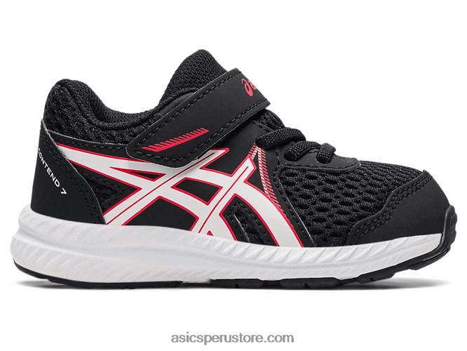 RPVB4523 negro/rojo eléctrico Asics competir 7 tamaño del niño