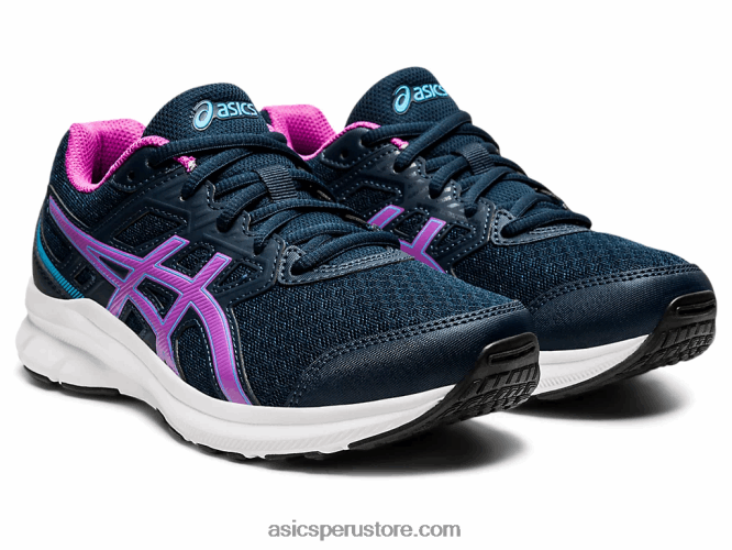 RPVB4539 azul francés/uva digital Asics Jolt 3 escuela primaria