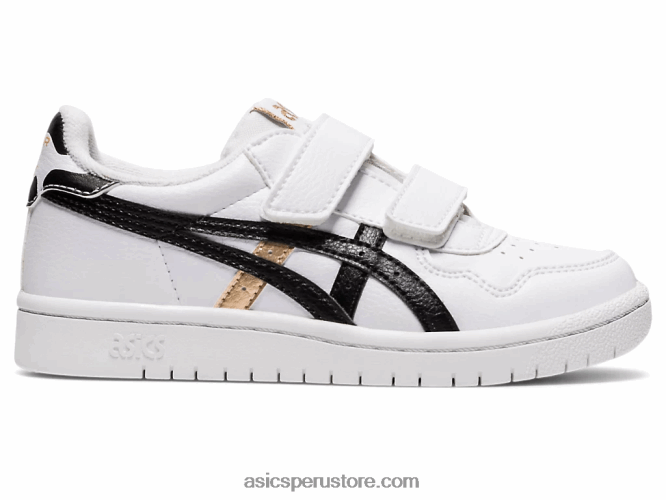 RPVB4543 blanco negro Asics preescolar de japon