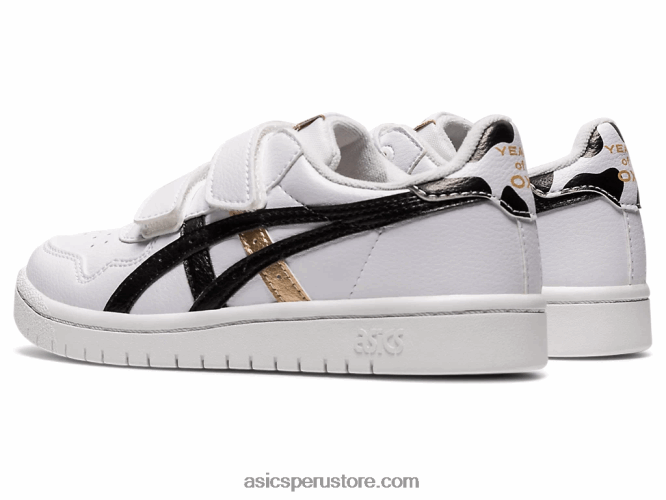 RPVB4543 blanco negro Asics preescolar de japon