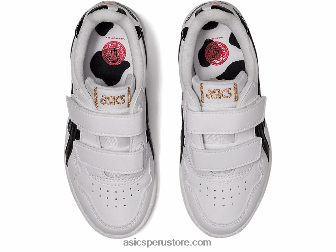 RPVB4543 blanco negro Asics preescolar de japon