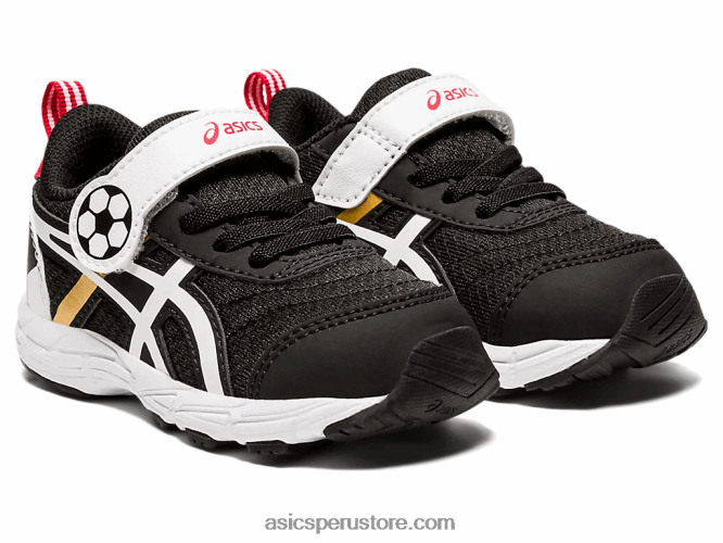RPVB4556 negro/oro puro Asics competir 6 tamaño del niño