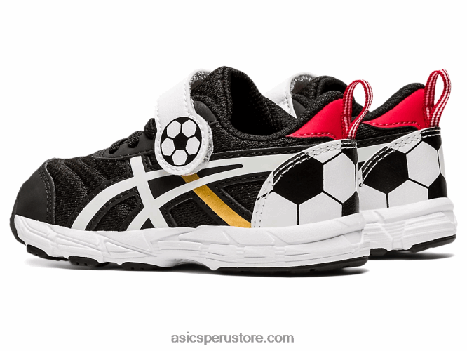RPVB4556 negro/oro puro Asics competir 6 tamaño del niño
