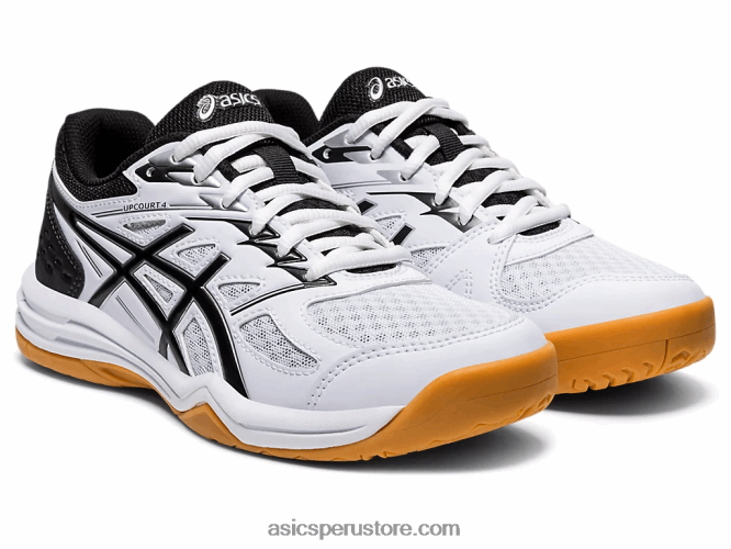 RPVB4558 blanco negro Asics escuela de grado 4 upcourt
