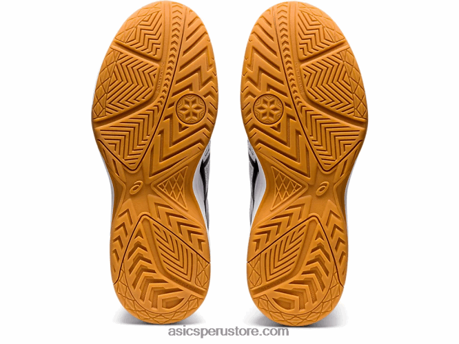 RPVB4558 blanco negro Asics escuela de grado 4 upcourt