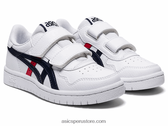 RPVB4559 blanco/rojo clásico Asics preescolar de japon