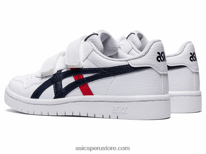 RPVB4559 blanco/rojo clásico Asics preescolar de japon