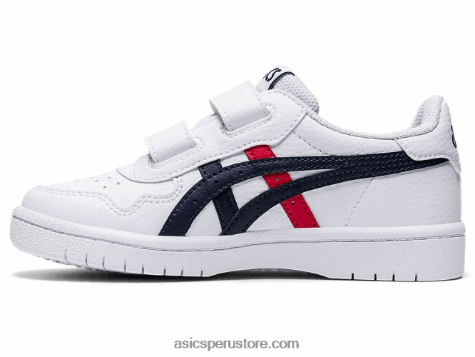 RPVB4559 blanco/rojo clásico Asics preescolar de japon