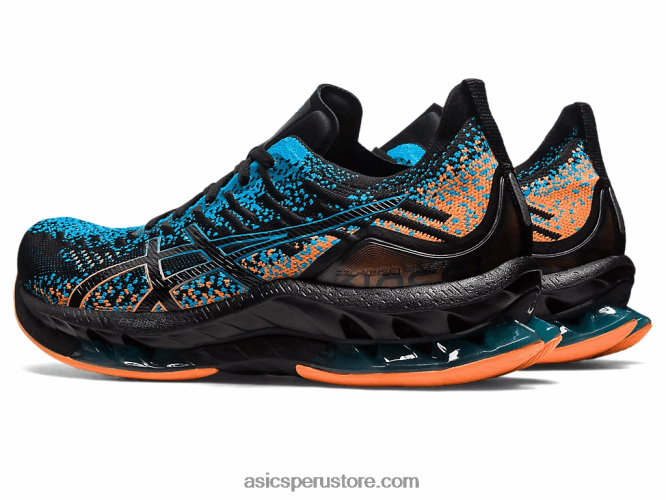 RPVB459 negro/azul isla Asics explosión de gel-kinsei