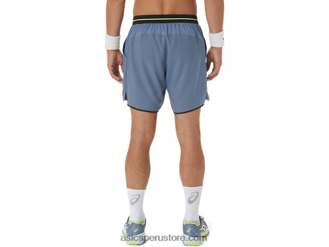 RPVB473 azul acero Asics partido masculino 7 en corto