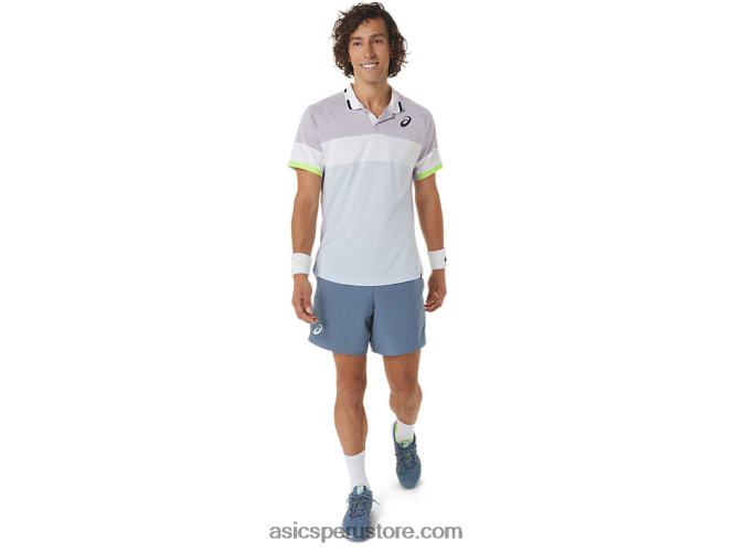 RPVB473 azul acero Asics partido masculino 7 en corto