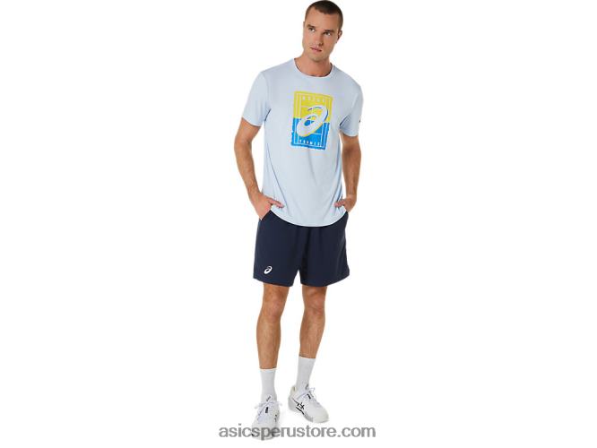 RPVB474 cielo suave Asics camiseta gráfica court gs para hombre