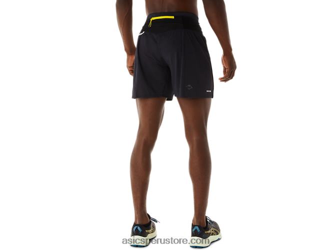 RPVB486 rendimiento negro Asics pantalón corto fujitrail hombre