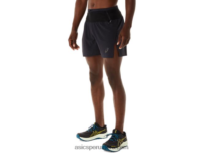 RPVB486 rendimiento negro Asics pantalón corto fujitrail hombre