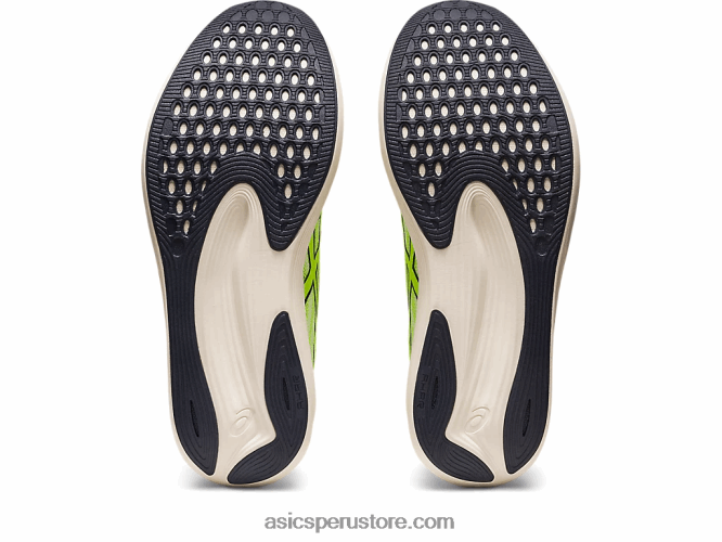 RPVB487 peligro verde/medianoche Asics velocidad de evoride