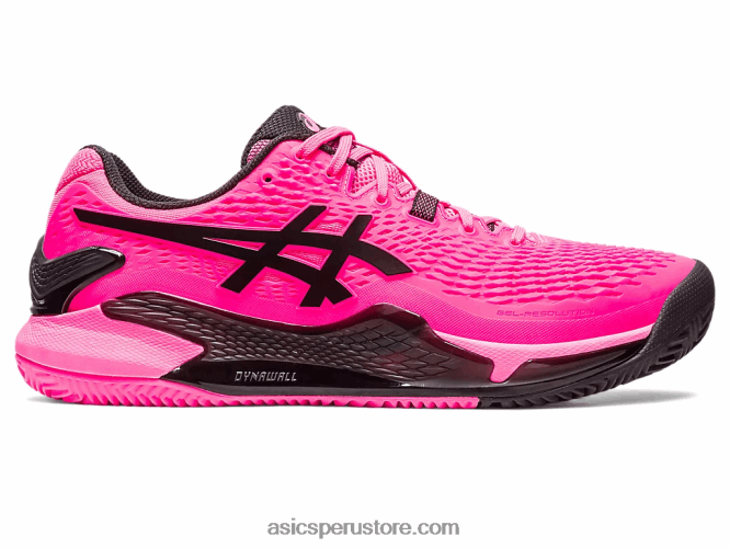 RPVB49 rosa intenso/negro Asics gel-resolución 9 arcilla