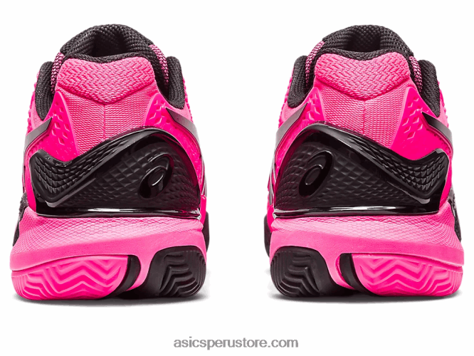RPVB49 rosa intenso/negro Asics gel-resolución 9 arcilla