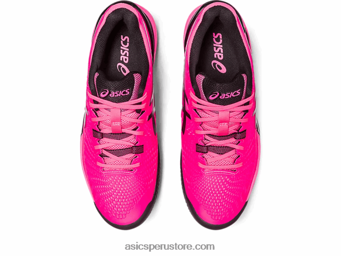 RPVB49 rosa intenso/negro Asics gel-resolución 9 arcilla