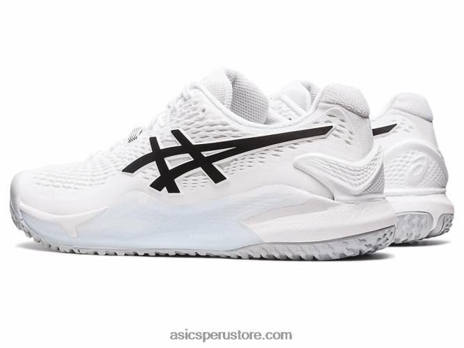 RPVB507 blanco negro Asics gel-resolucion 9 oc