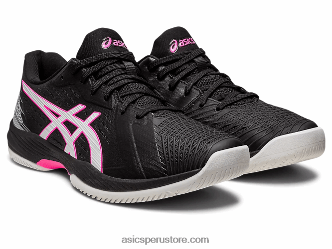 RPVB513 negro/rosa intenso Asics solución rápida ff