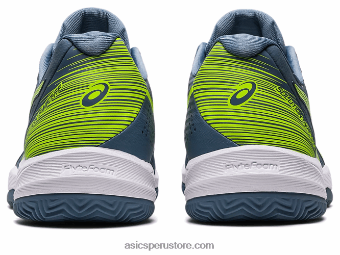 RPVB514 azul acero/verde peligro Asics solución de arcilla swift ff