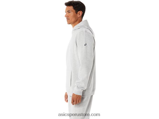 RPVB54 brezo gris claro Asics sudadera con capucha de polar Sunday para hombre