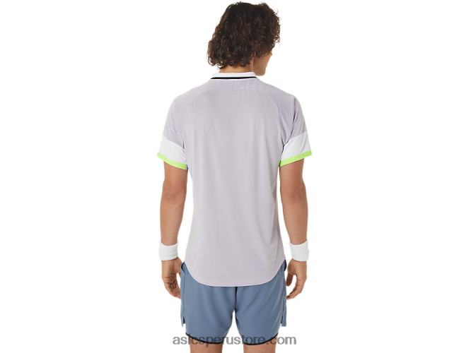 RPVB550 violeta anochecer/cielo suave Asics polo de partido de hombre