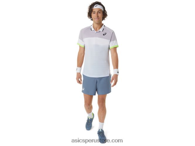 RPVB550 violeta anochecer/cielo suave Asics polo de partido de hombre