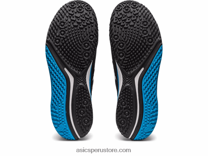 RPVB567 blanco negro Asics gel-resolución 9 oc de ancho