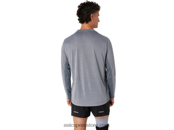 RPVB596 yeso/metrópolis Asics tren de hombre sana manga larga