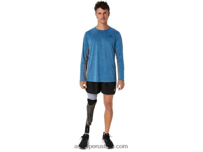 RPVB604 azur/metrópolis Asics tren de hombre sana manga larga