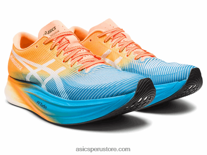 RPVB613 isla azul/naranja pop Asics borde de metavelocidad+