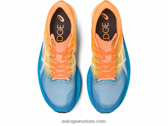 RPVB613 isla azul/naranja pop Asics borde de metavelocidad+