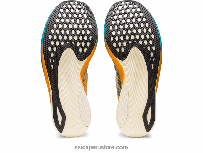 RPVB613 isla azul/naranja pop Asics borde de metavelocidad+